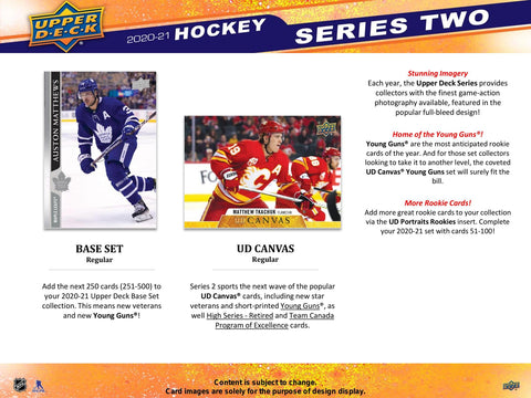 2020/21 Upper Deck Series 2 Hockey 24-Pack