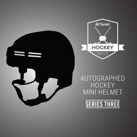 2021/22 Hit Parade Autographed Hockey Mini Helmet - Series 3