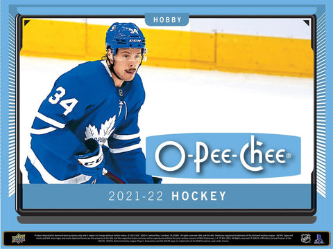2021/22 Upper Deck O-Pee-Chee Hockey Hobby