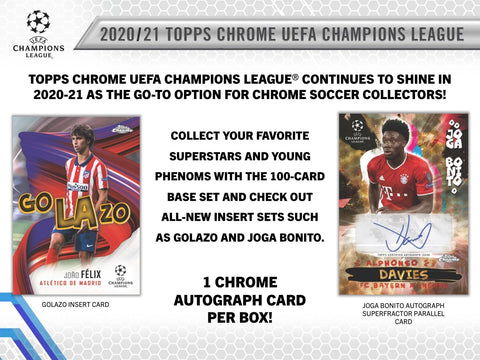 2020/21 Topps UEFA Champions League Chrome Soccer Hobby