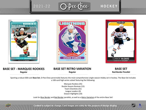 2021/22 Upper Deck O-Pee-Chee Hockey Retail