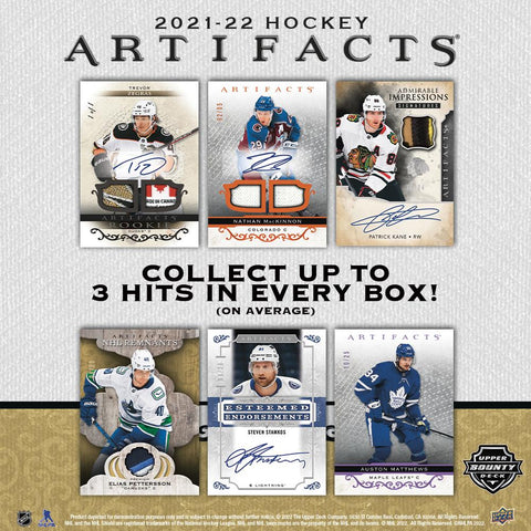 2021/22 Upper Deck Artifacts Hockey Hobby