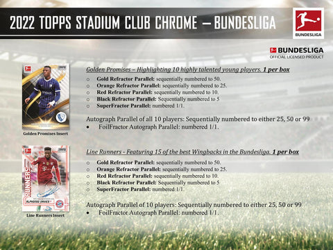 2021/22 Topps Stadium Club Chrome Bundesliga Soccer Hobby