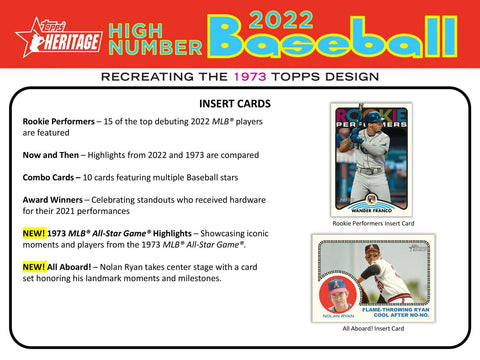 2022 Topps Heritage High Number Baseball Hobby