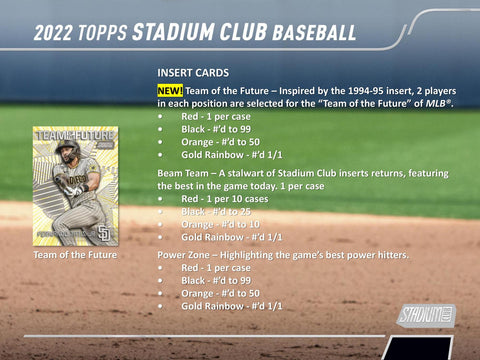 2022 Topps Stadium Club Baseball 8-Pack Blaster