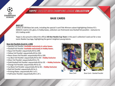 2021/22 Topps UEFA Champions League Collection Soccer 7-Pack Blaster