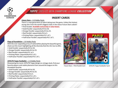 2021/22 Topps UEFA Champions League Collection Soccer 7-Pack Blaster