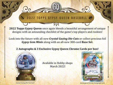 2022 Topps Gypsy Queen Baseball Hobby