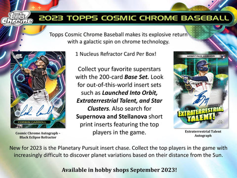 2023 Topps Cosmic Chrome Baseball Hobby