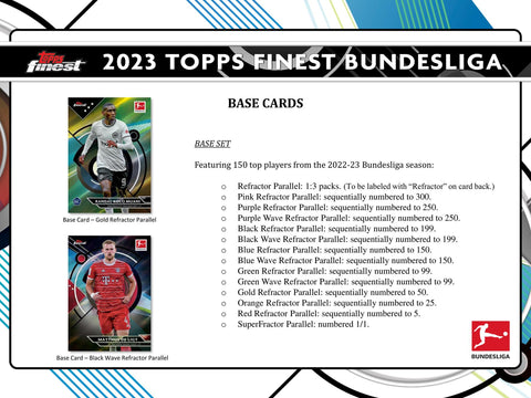 2022/23 Topps Finest Bundesliga Soccer Hobby