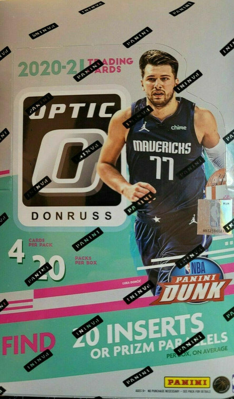 2020/21 Panini Donruss Optic Basketball Retail 20-Pack