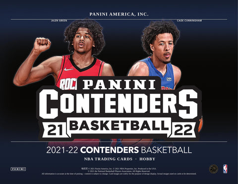 2021/22 Panini Contenders Basketball Hobby