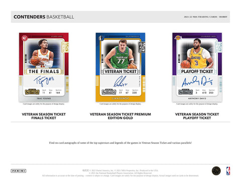 2021/22 Panini Contenders Basketball Hobby