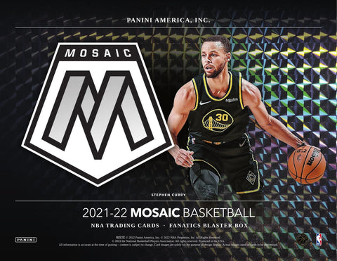 2021/22 Panini Mosaic Basketball 6-Pack Hobby Blaster (Green Ice Parallels!) (Fanatics)
