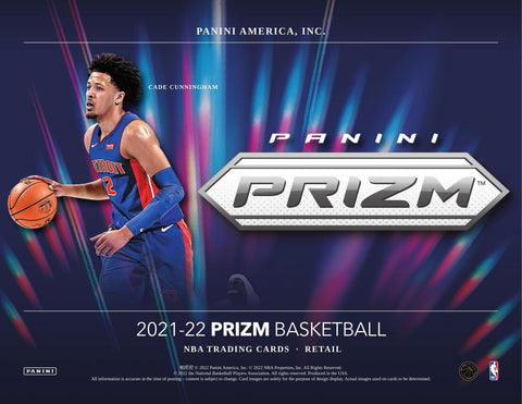 2021/22 Panini Prizm Basketball Hanger 16-Pack