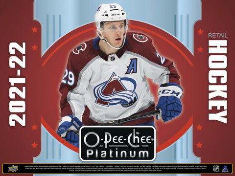 2021/22 Upper Deck O-Pee-Chee Platinum Hockey 6-Pack Blaster