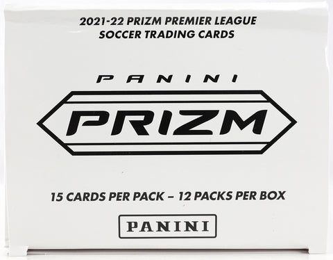 2021/22 Panini Prizm Premier League EPL Soccer Jumbo Value 12-Pack
