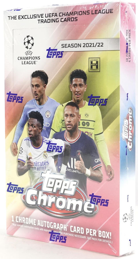 2021/22 Topps UEFA Champions League Chrome Soccer Hobby