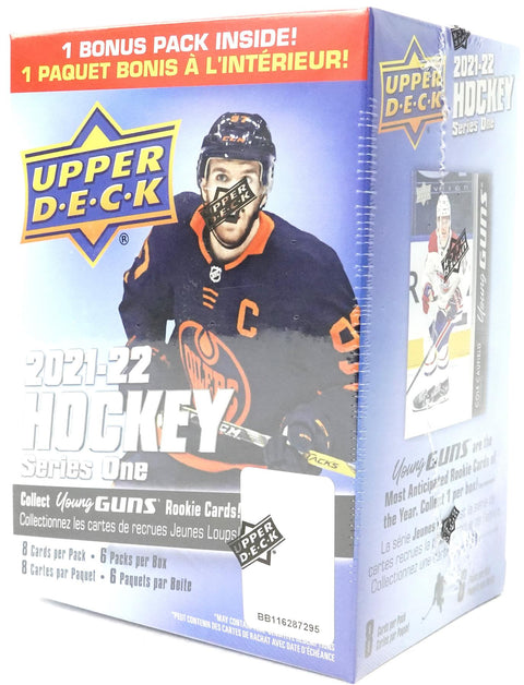 2021/22 Upper Deck Series 1 Hockey 6-Pack Blaster