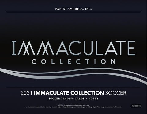2021 Panini Immaculate Soccer Hobby