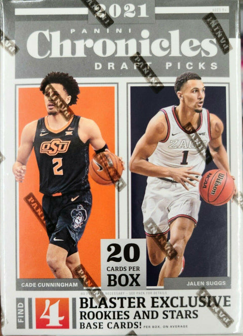 2021/22 Panini Chronicles Draft Picks Basketball 4-Pack Blaster Box