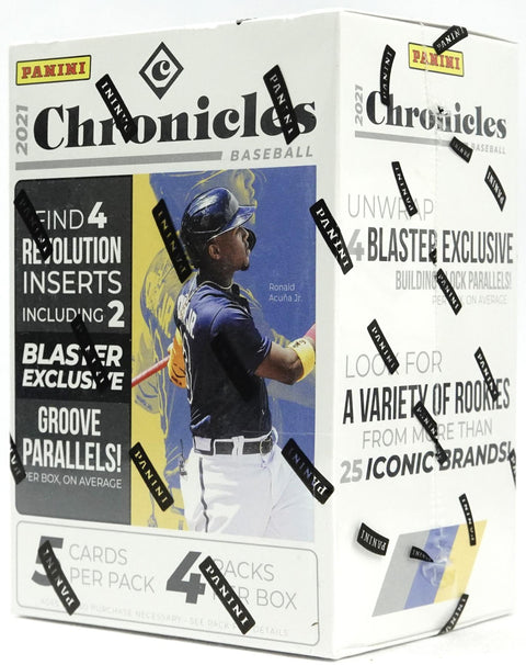 2021 Panini Chronicles Baseball 4-Pack Blaster (Groove Parallels!)