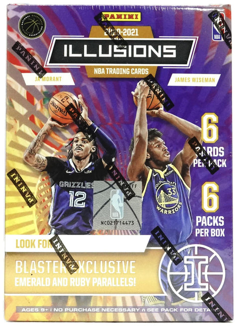 2020/21 Panini Illusions Basketball 6-Pack Blaster
