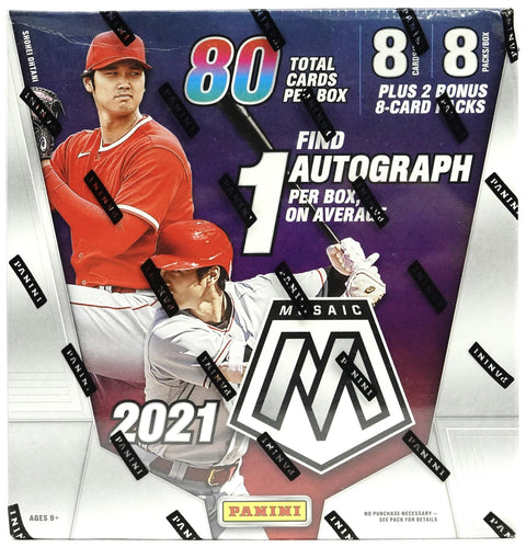 2021 Panini Mosaic Baseball 80-Card Mega