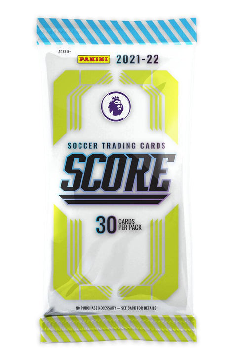 2021/22 Panini Score Premier League Soccer Jumbo Value 12-Pack