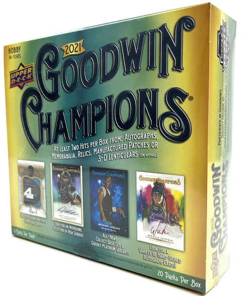 2021 Upper Deck Goodwin Champions Hobby