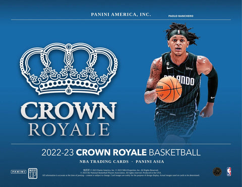 2022/23 Panini Crown Royale Basketball Asia Tmall