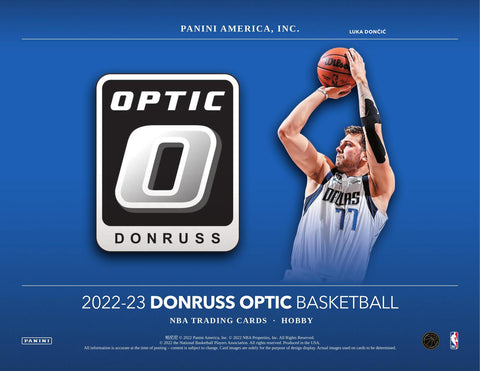 2022/23 Panini Donruss Optic Basketball Hobby