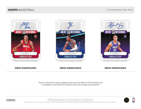 2022/23 Panini NBA Hoops Basketball 6-Pack Blaster