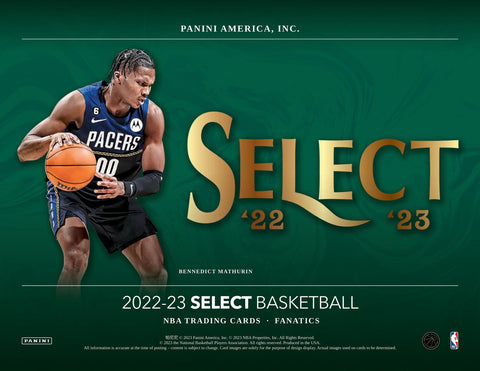 2022/23 Panini Select Basketball 40-Card Fanatics Mega (Green Shock)