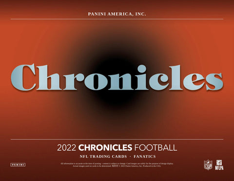 2022 Panini Chronicles Football Hobby Mega (Orange Parallels!)