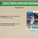 2023 Topps Heritage Baseball 8-Pack Blaster