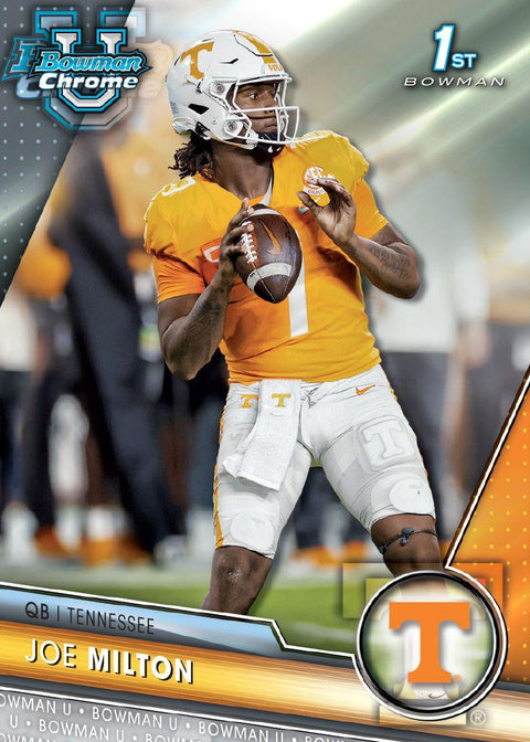 2023 Bowman University Chrome Football 7-Pack Blaster