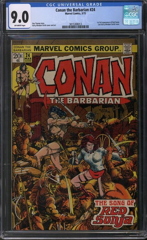 Conan the Barbarian #24 CGC 9.0 (OW) *3815308013*