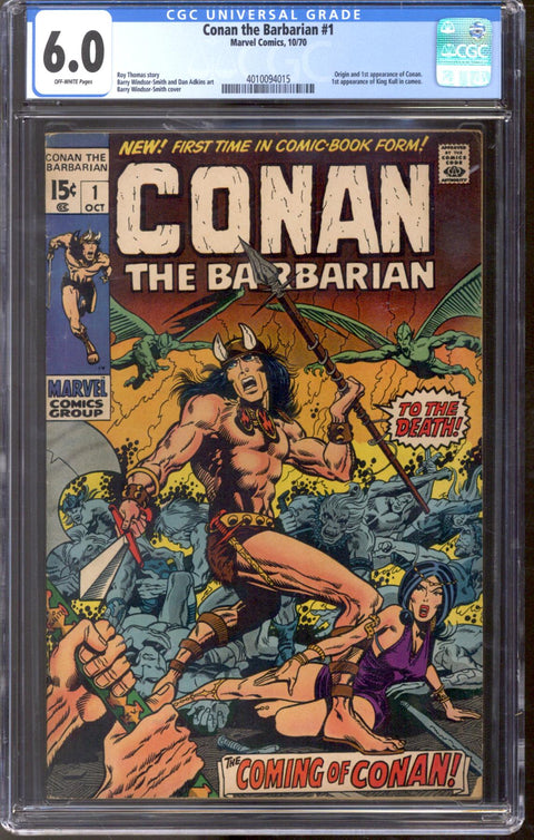 Conan the Barbarian #1 CGC 6.0 (OW) *4010094015*