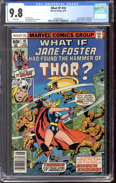 What If? #10 CGC 9.8 (W) Newsstand *4102532012*