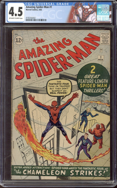 Amazing Spider-Man #1 CGC 4.5 (OW-W) *4193356002*