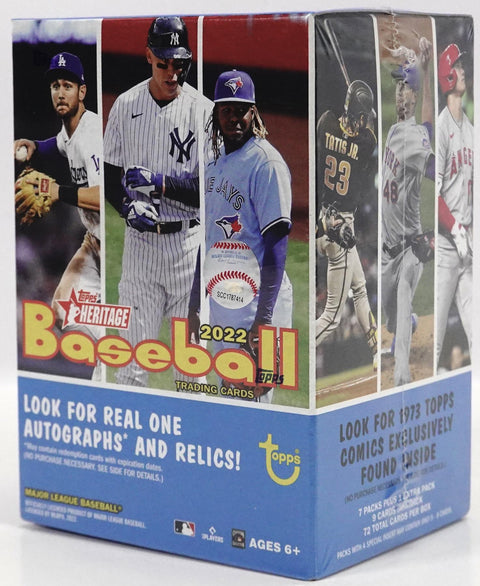 2022 Topps Heritage Baseball 8-Pack Blaster Box (Comics!)