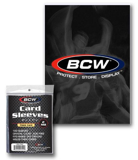 BCW Thick Card Sleeves (100 Count Pack)