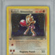 2000 Pokemon Gym Heroes 1st Edition #11 Rocket's Hitmonchan Holo PSA 9