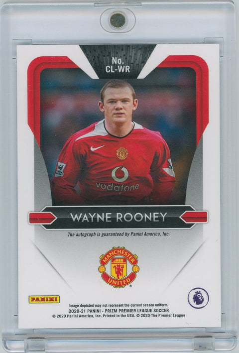 2020/21 Panini Soccer Prizm Premier League  # CL-WR Wayne Rooney Auto