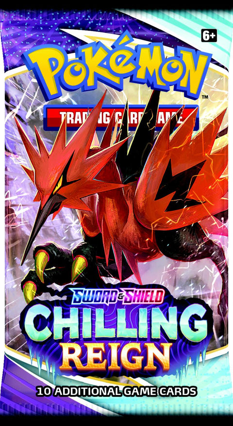 Pokemon Sword & Shield: Chilling Reign Booster