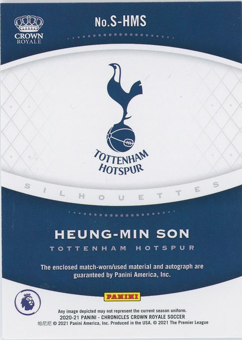 2020/21 Panini Soccer Crown Royale # S-HMS Heung-Min Son 154/170 Auto