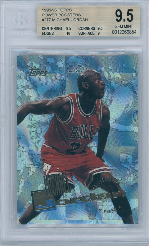 1995/96 Topps Power Boosters #277 Michael Jordan BGS 9.5