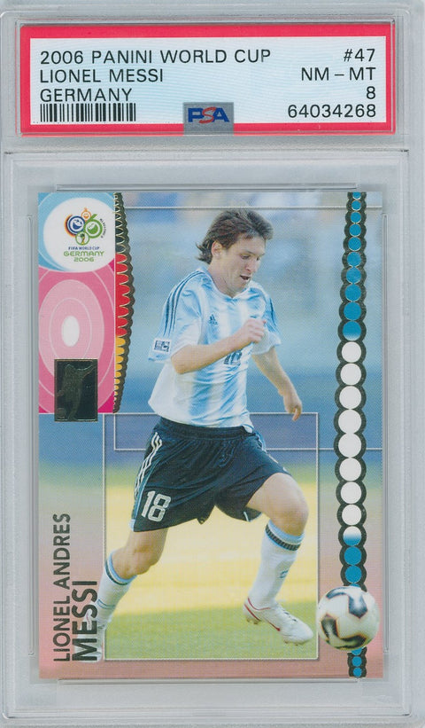 2006 Panini Soccer Wotld Cup # 47 Lionel Messi PSA 8 – Dave & Adam's Europe