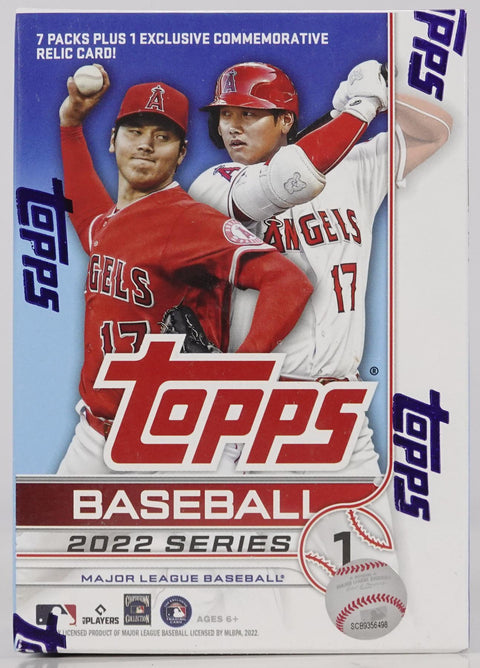 2022 Topps Series 1 Baseball 7-Pack Blaster (Commemorative Relic Card!)